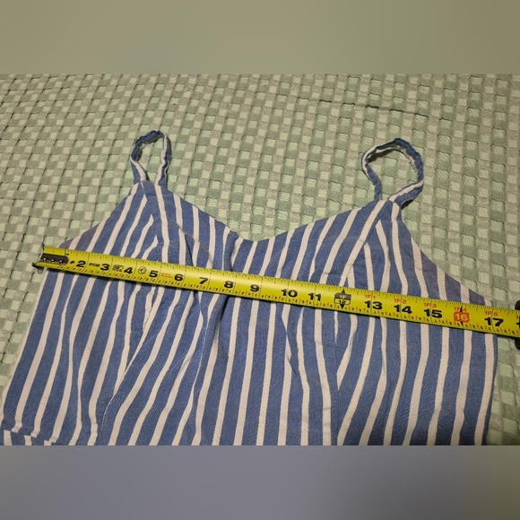 Old Navy Blue and White Striped Dress - Picture 7 of 7
